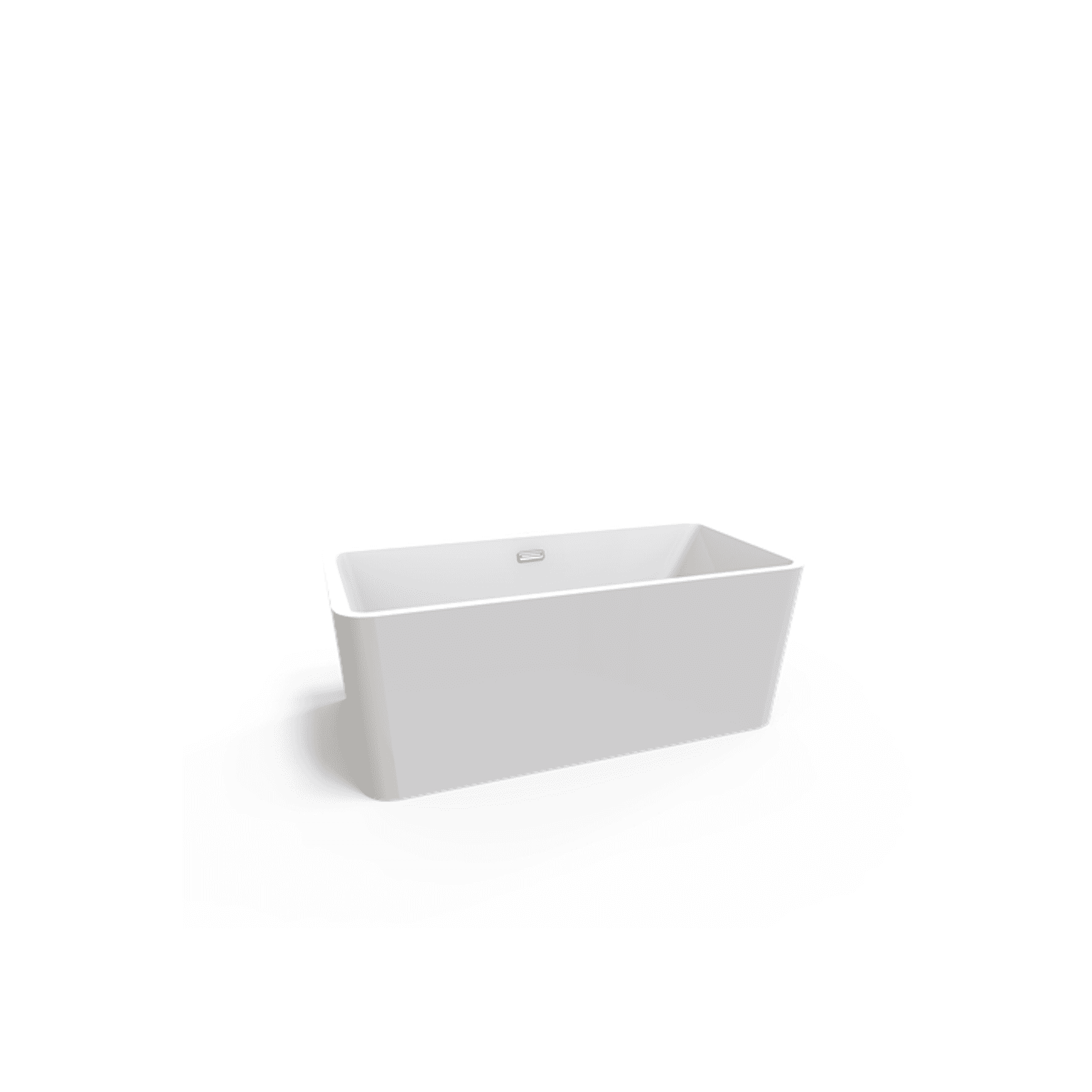Unika Edge W/Overflow Gloss Bath Tub