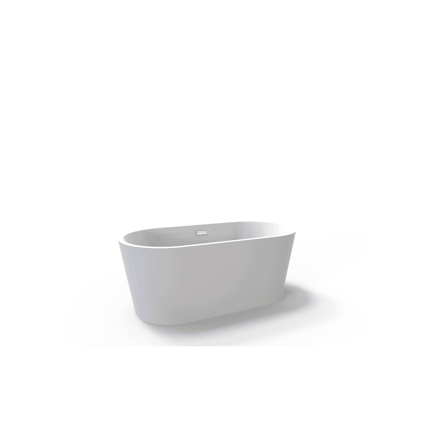 Unika Oval W/Overflow Gloss Bath Tub