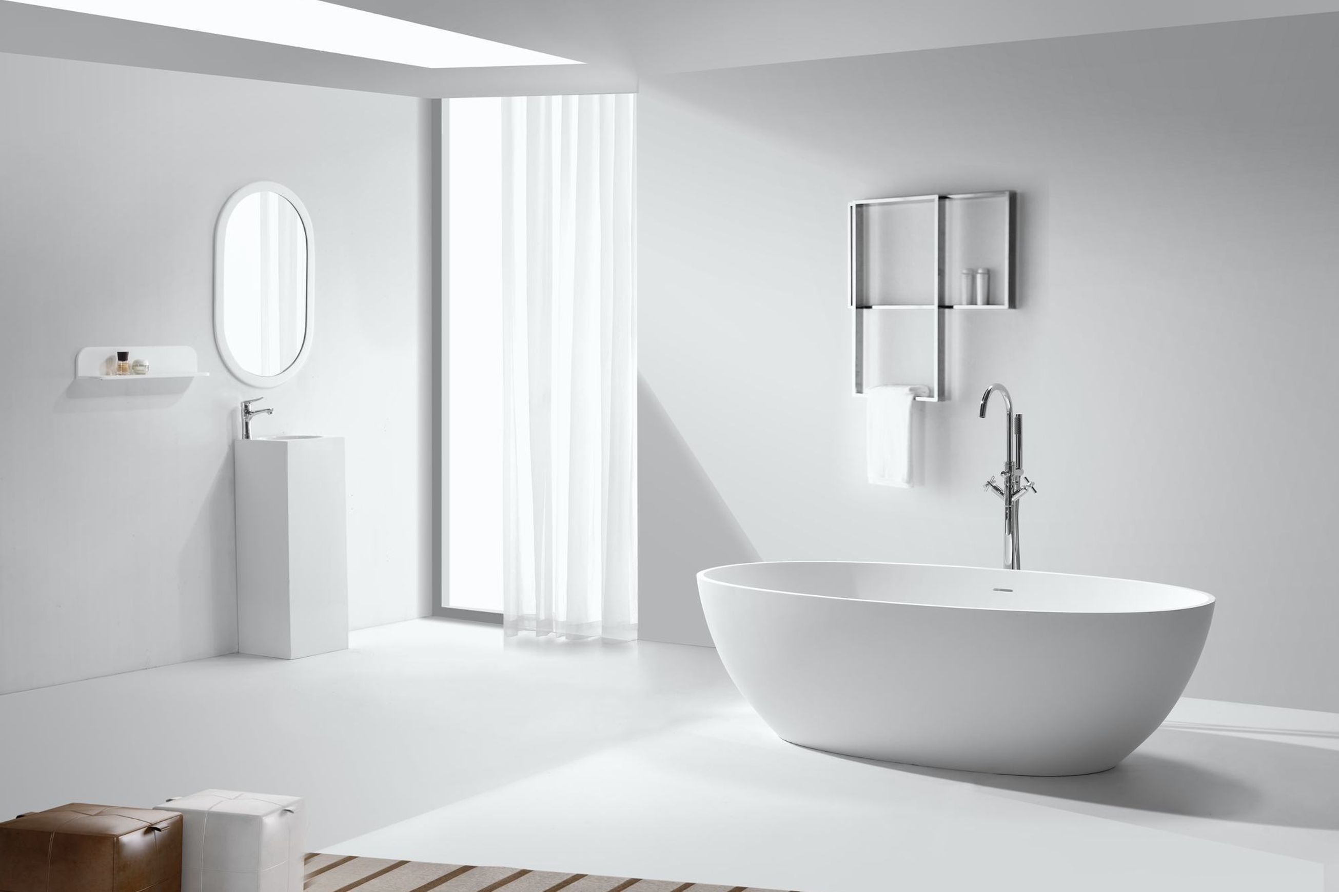 B003 Classic Oval Shaped Hugi Bath