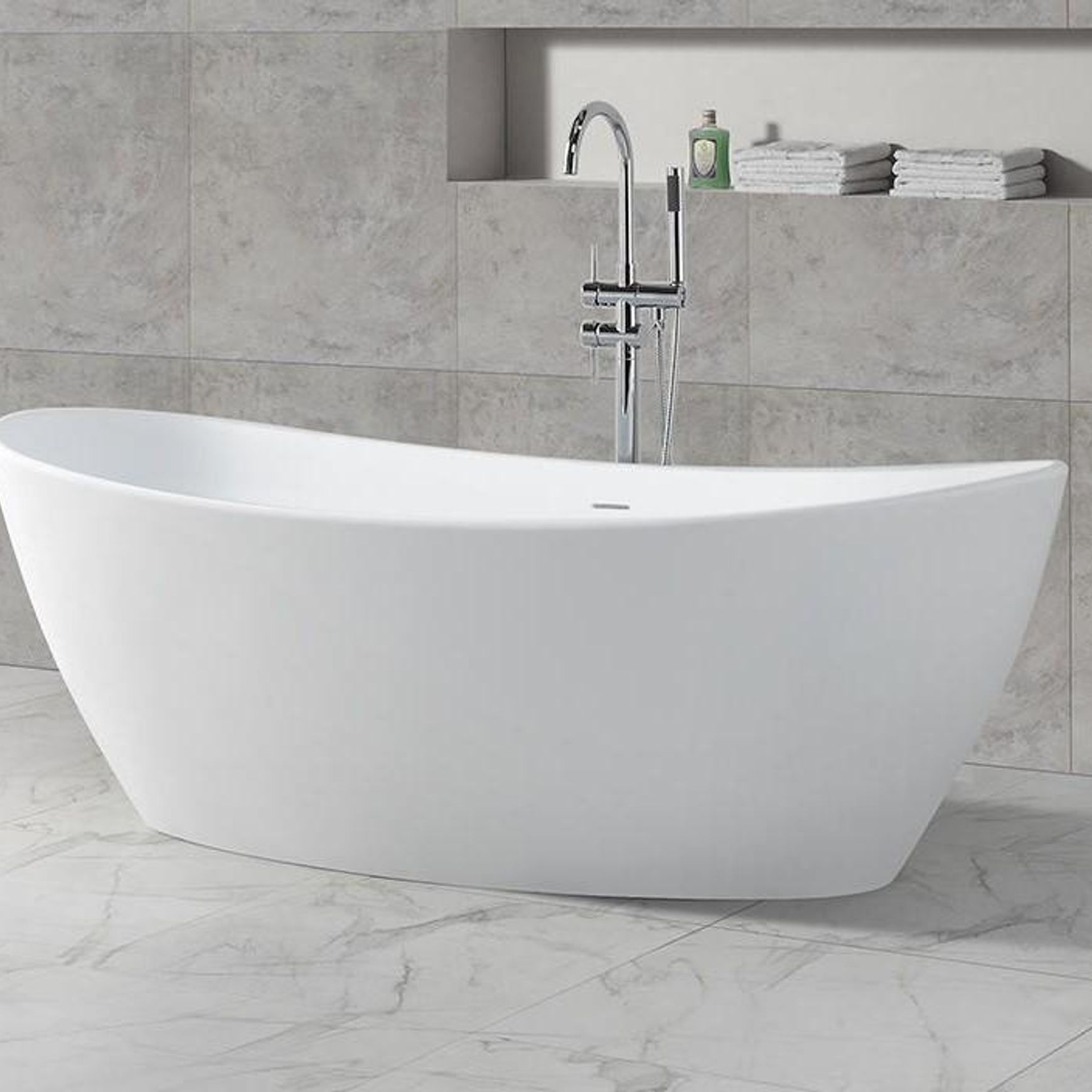 B034-A Stylish Freestanding Hugi Bath 1500MM