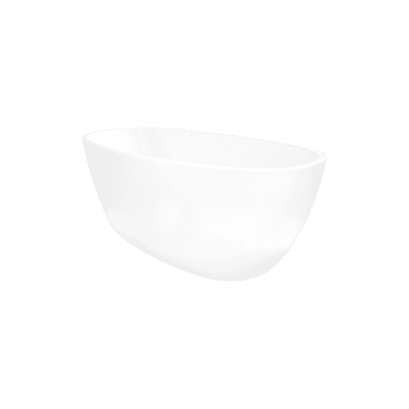 Dublin 1650mm Freestanding Bath Matte White