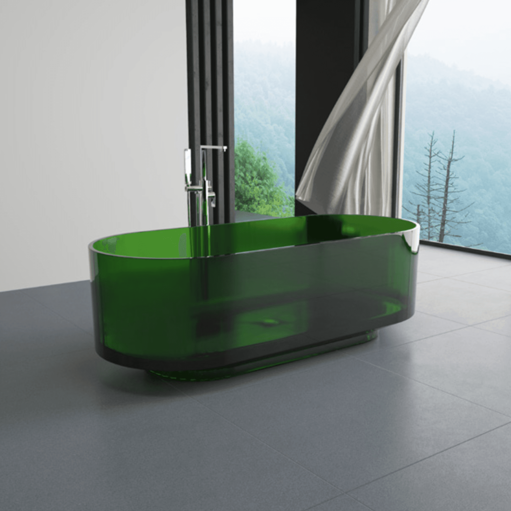 Crystalline Coloured Baths