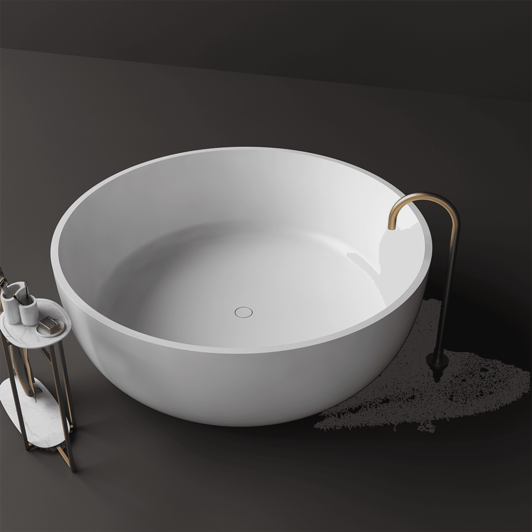 Silvia Circular Lightweight Bath ST13 - Various Sizes