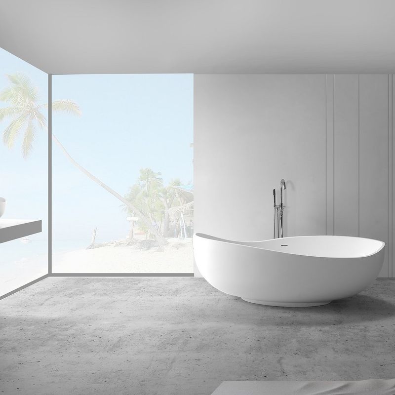 B098 Organically Shaped Hugi Bath 1840MM