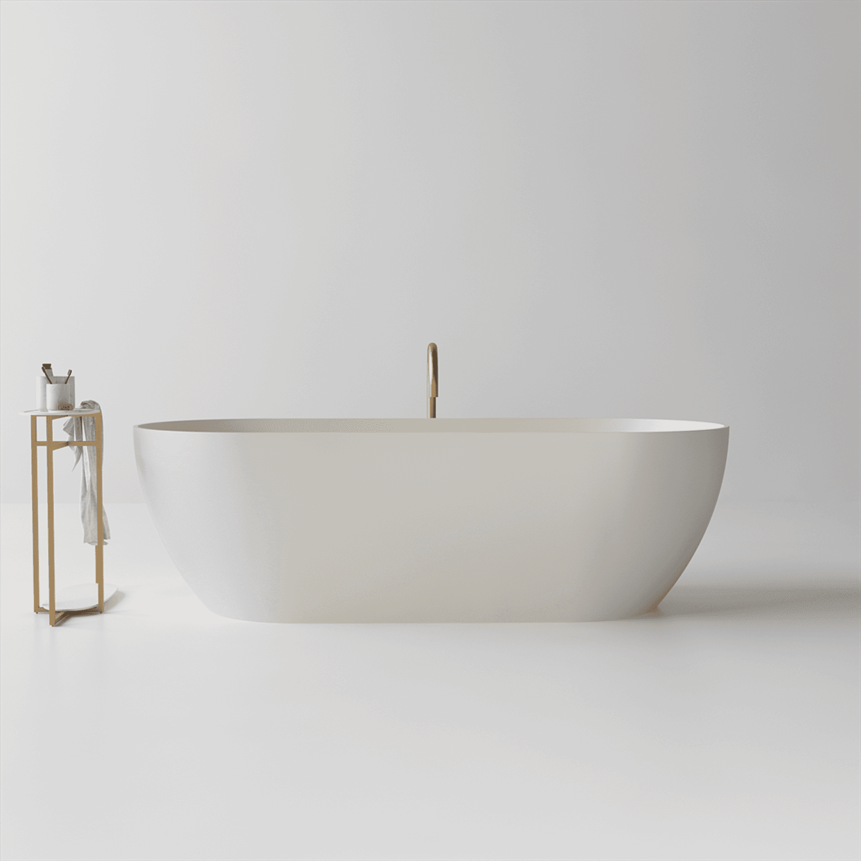 Slimline Justina Lightweight Stone Bath Various Sizes