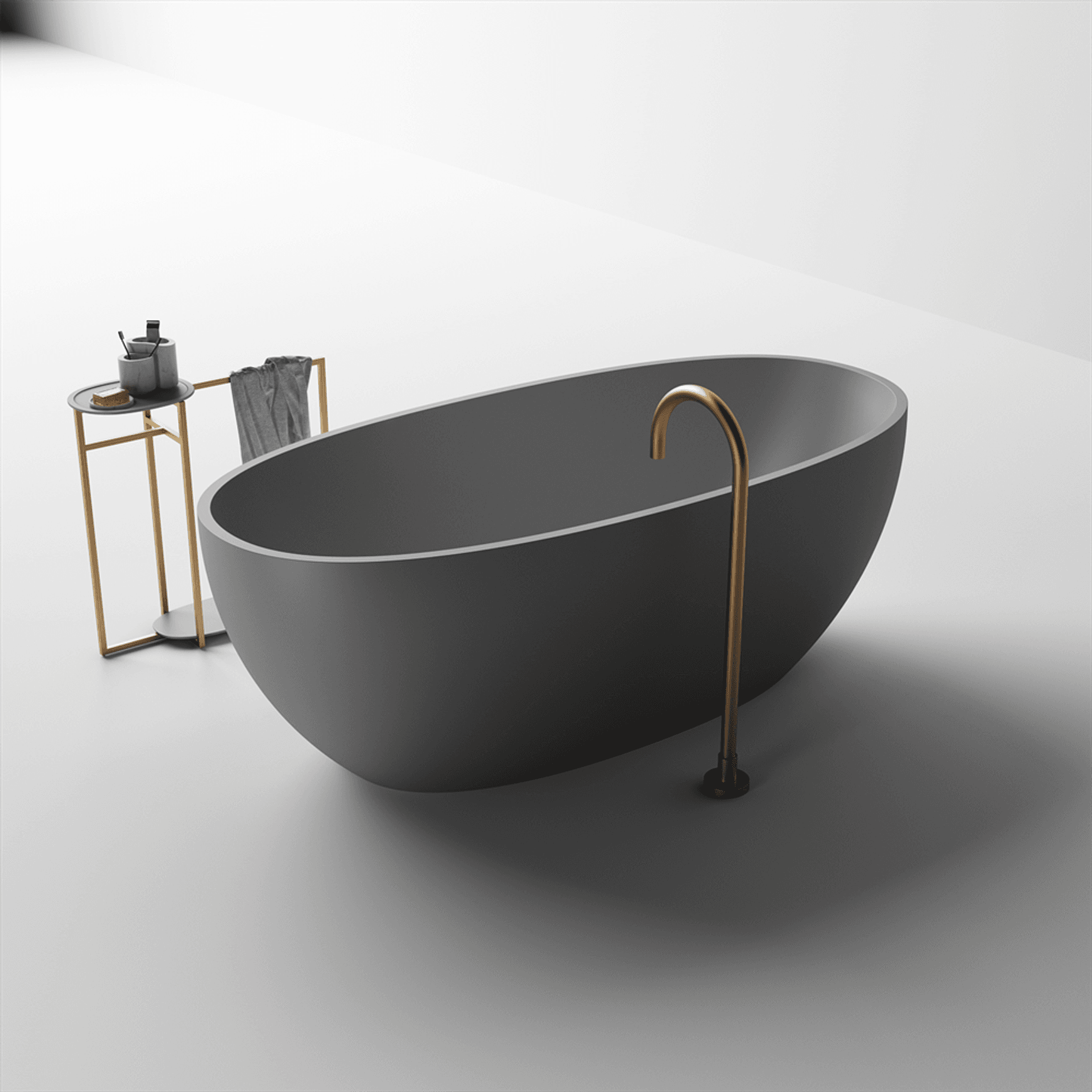 Grace Oval Shaped Stone Bath - ST39 - Various sizes