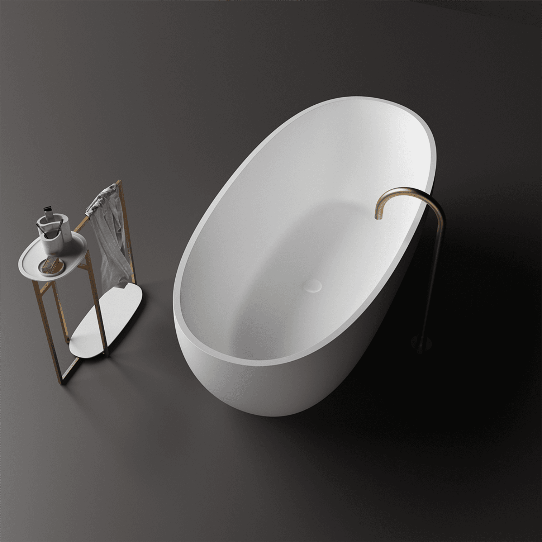 Grace Oval Shaped Stone Bath - ST39 - Various sizes