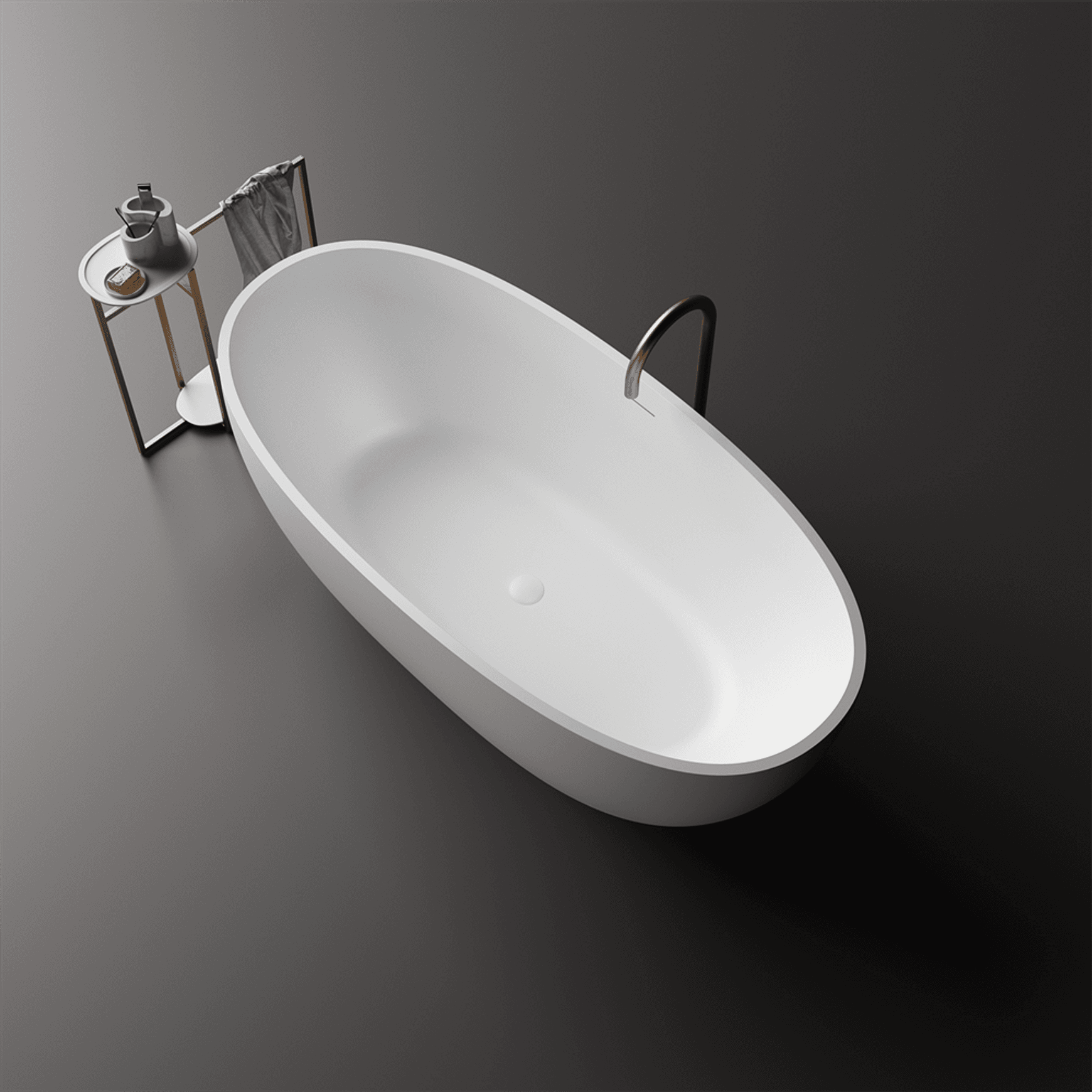 Slimline Grace Oval Bath ST39 - Various Sizes