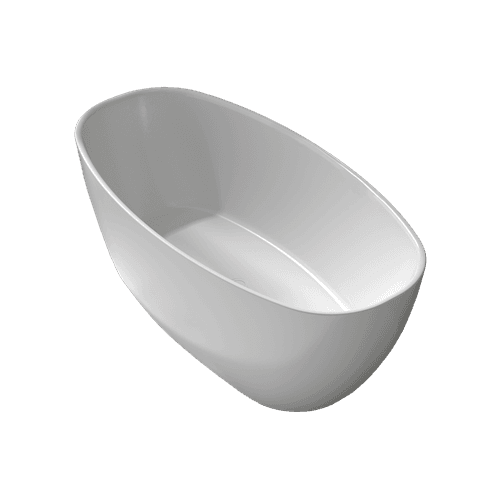 Coco 1600mm Freestanding Bath Gloss White