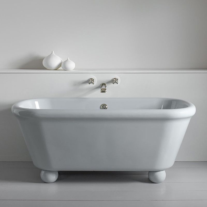 Rockwell Bath with Matching Feet | Seattle Grey
