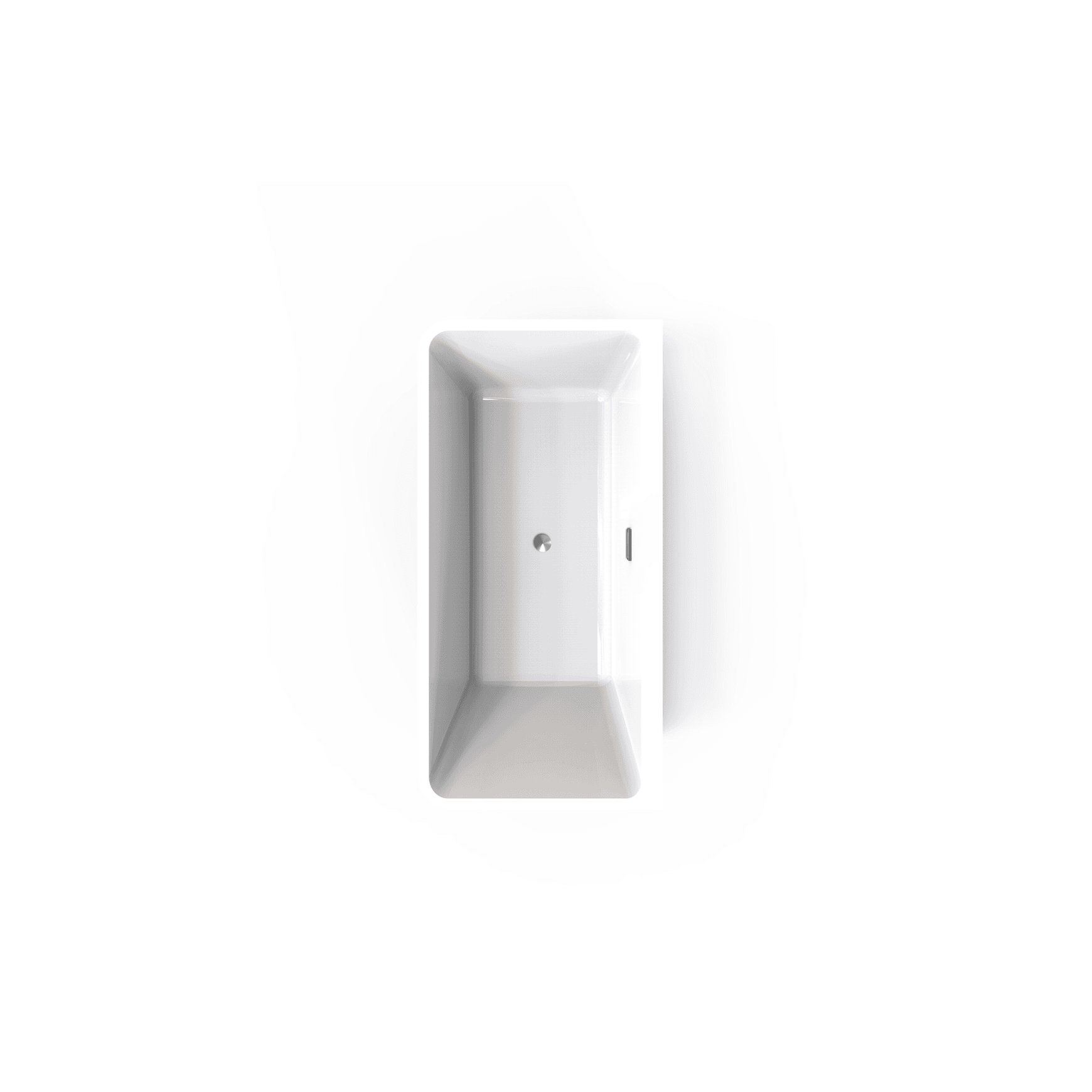 Unika Edge W/Overflow Gloss Bath Tub