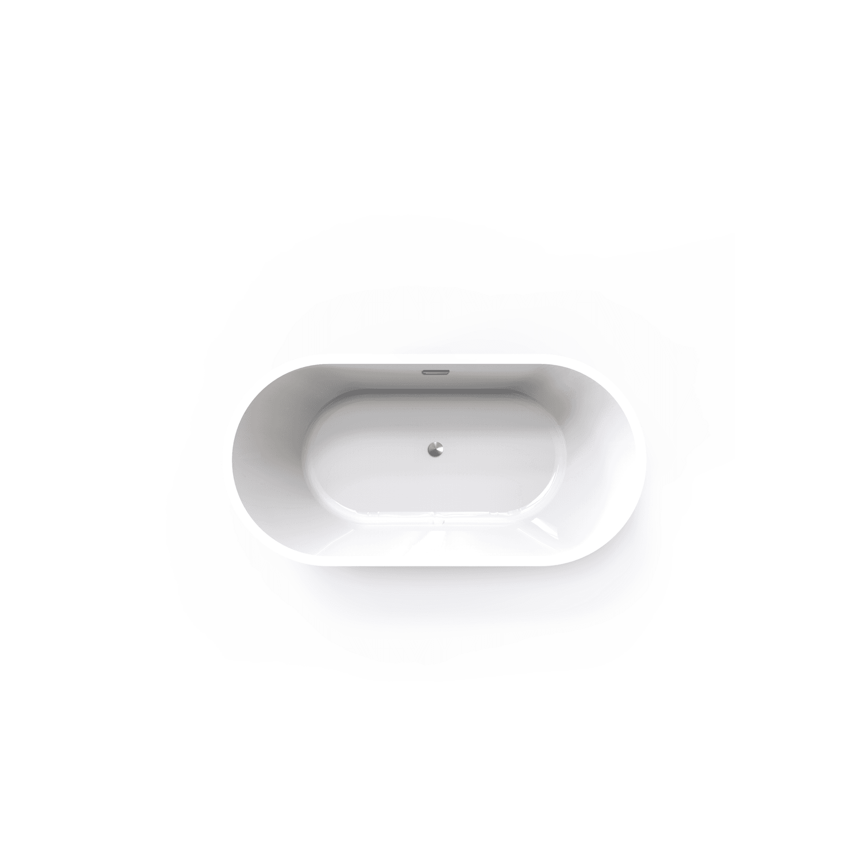Unika Oval W/Overflow Gloss Bath Tub