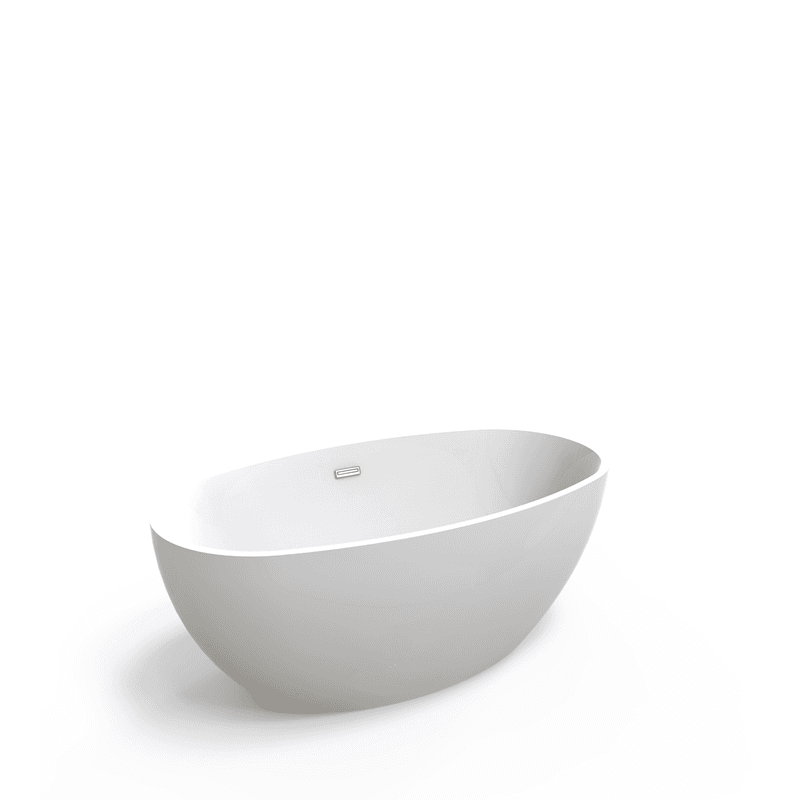 Unika Oval Freestanding W/Overflow Bath Tub