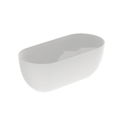 Kurv 1500 Freestanding Bath Matt White