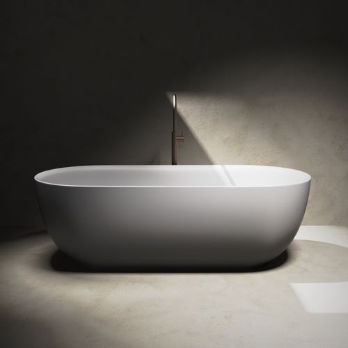 Kurv 1700 Freestanding Bath Matt White