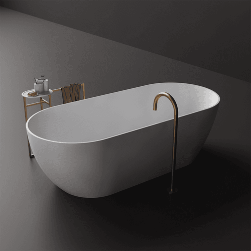 Slimline Justina Lightweight Stone Bath Various Sizes