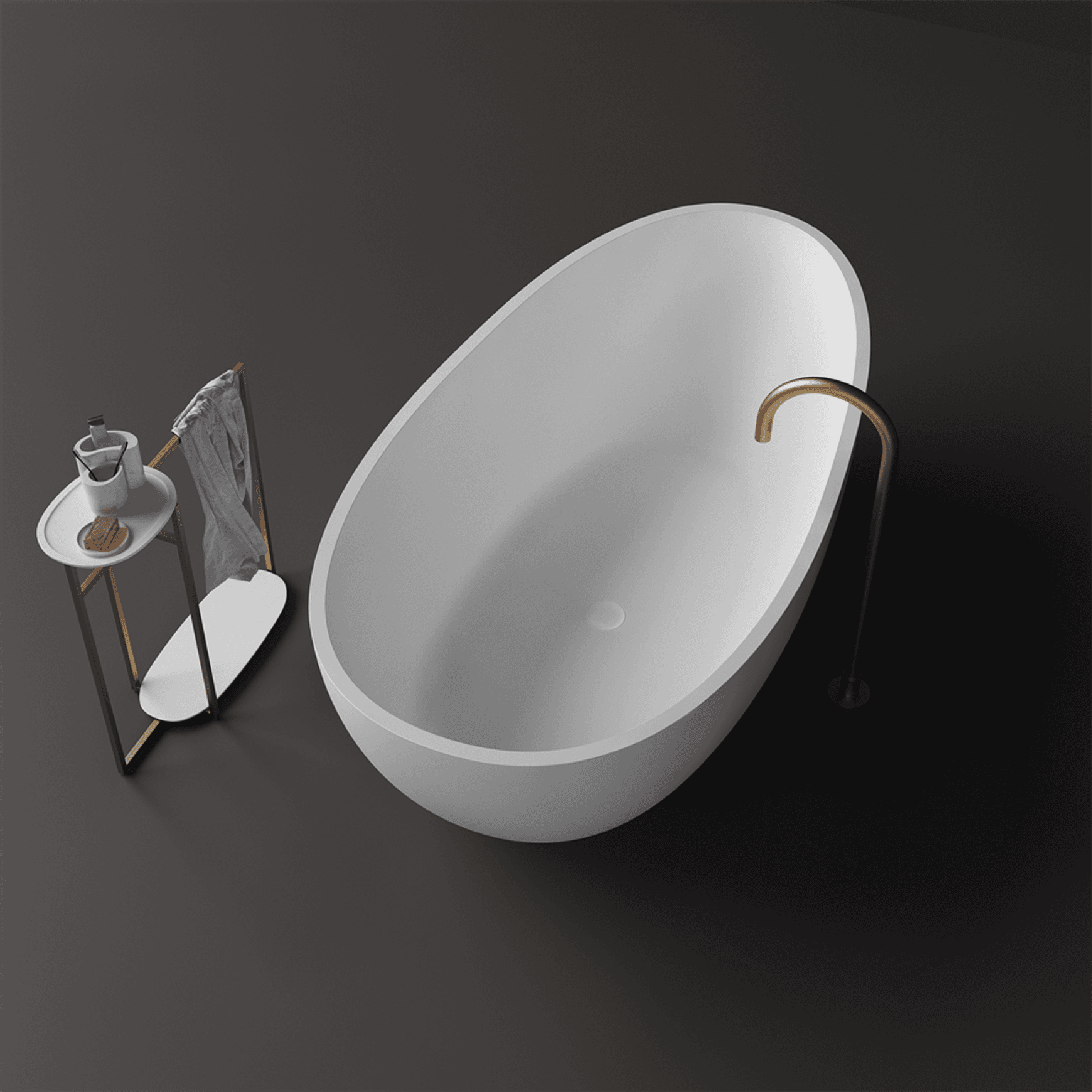 Jolanda Classic Stone Bath ST03 - Various Sizes