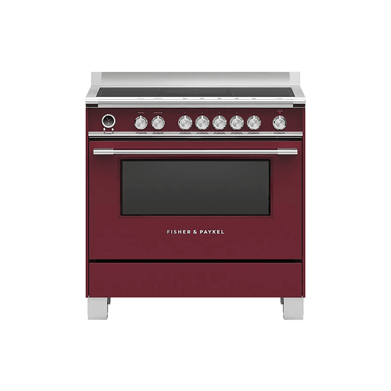 90cm Freestanding Induction Cooker - Red
