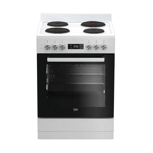 Beko 60cm Electric Upright Cooker - White
