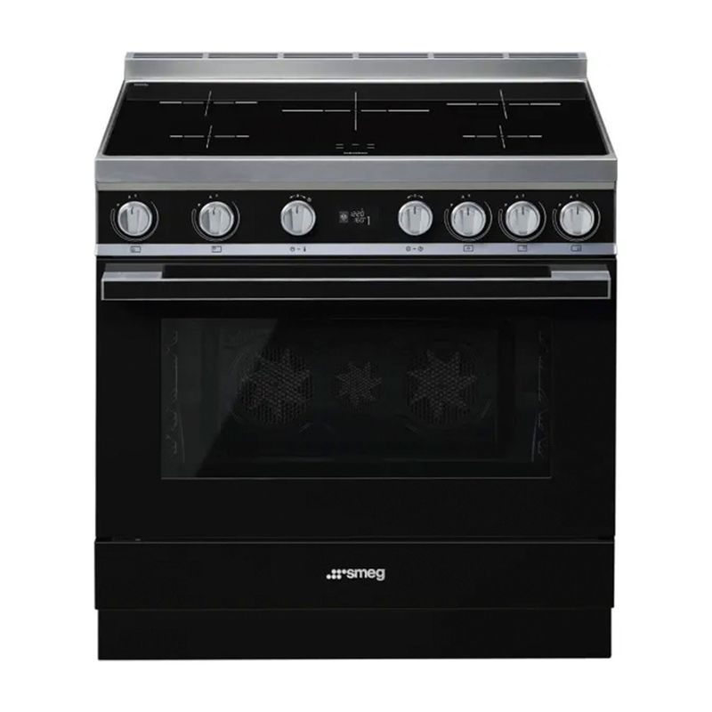 Smeg Portofino 90cm Induction Cooker - Black