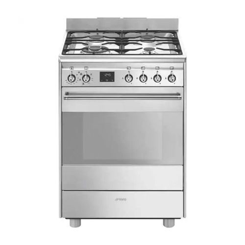 Smeg Classic 60cm Dual Fuel Freestanding Cooker - Stainless Steel