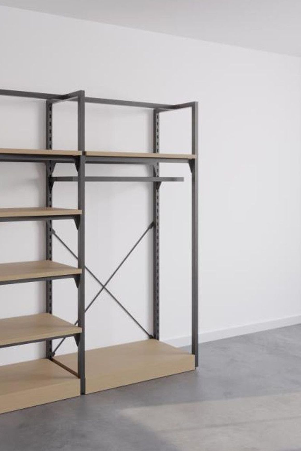 The Fresh White Sneakers Free-Standing Kitset Wardrobe