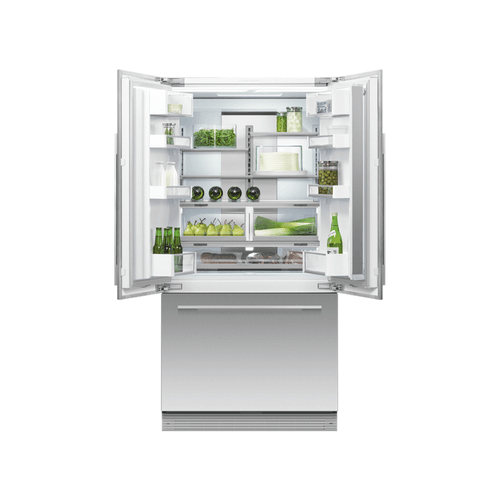 F&P Integrated French Door Refrigerator Freezer Ice & Water