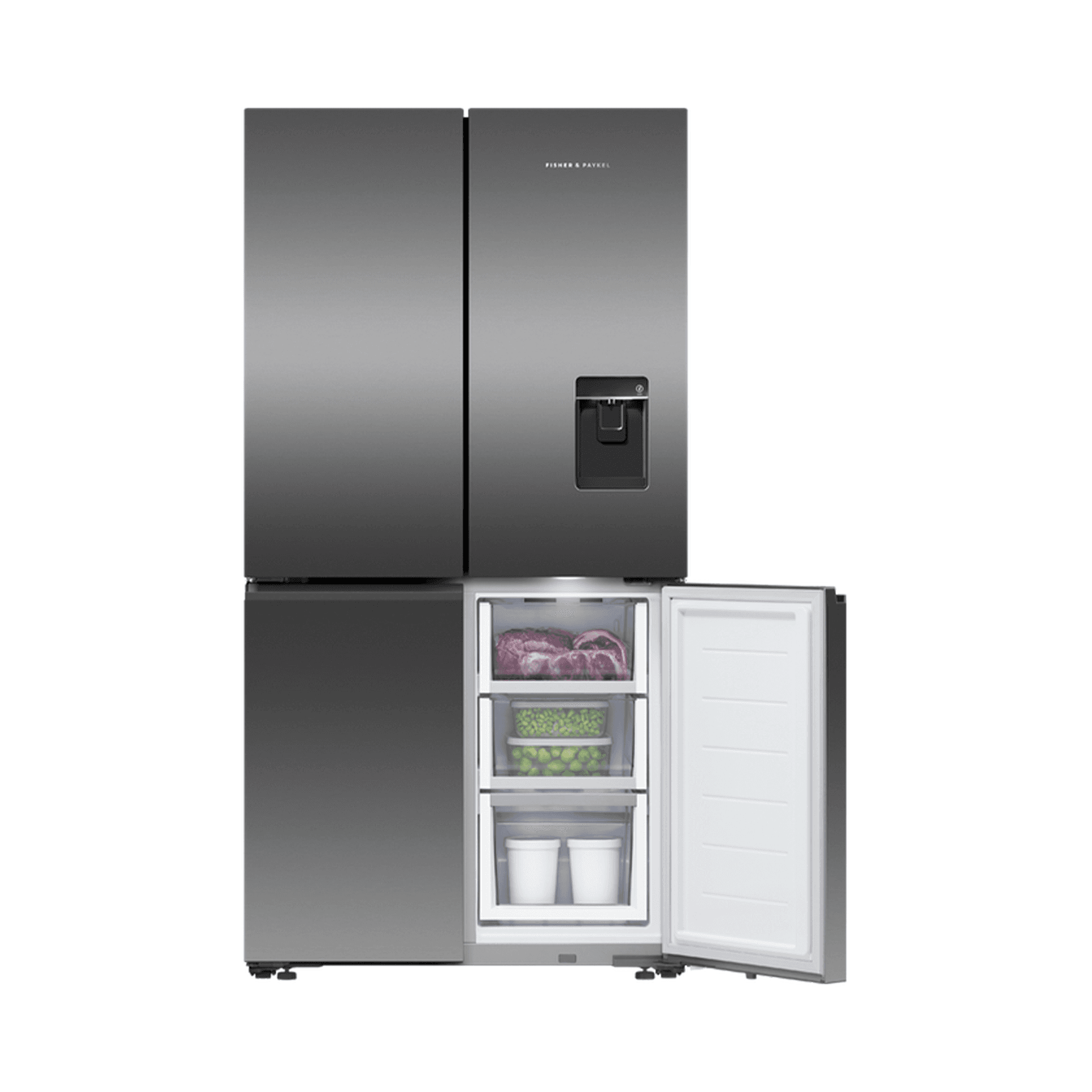 F&P Freestanding Quad Door Refrigerator Freezer