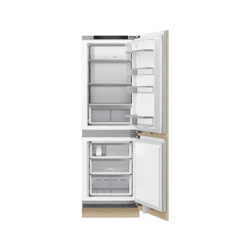 F&P Integrated Refrigerator Freezer, 60cm, Ice & Water