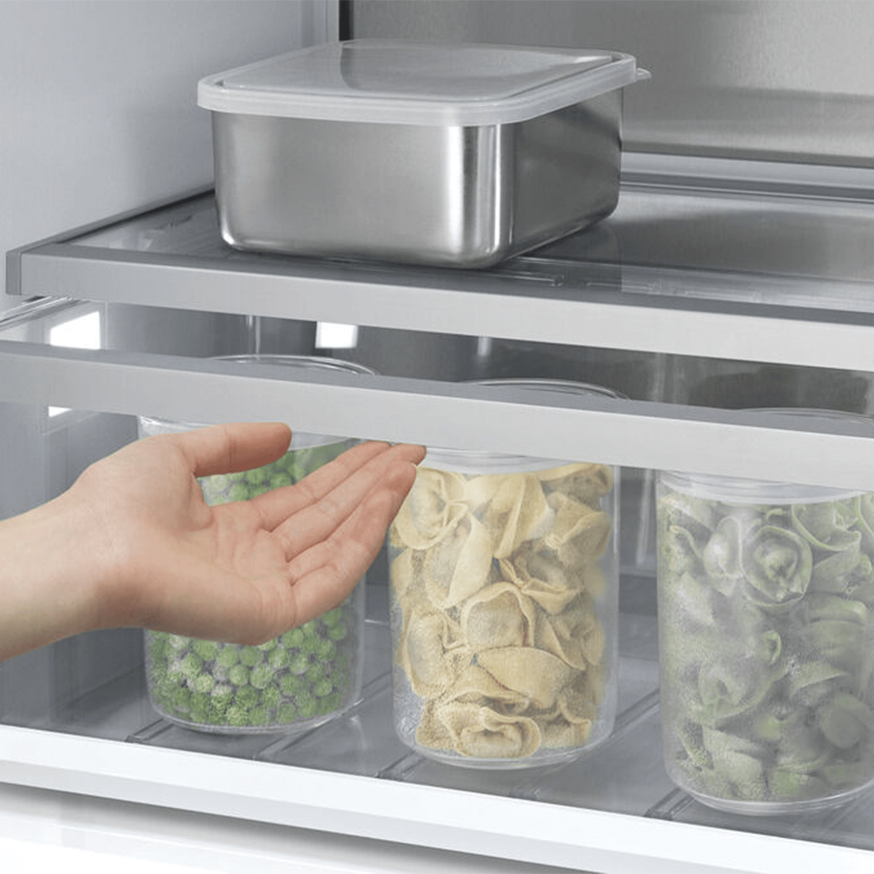 F&P Integrated Triple Zone Freezer, 60cm, Ice