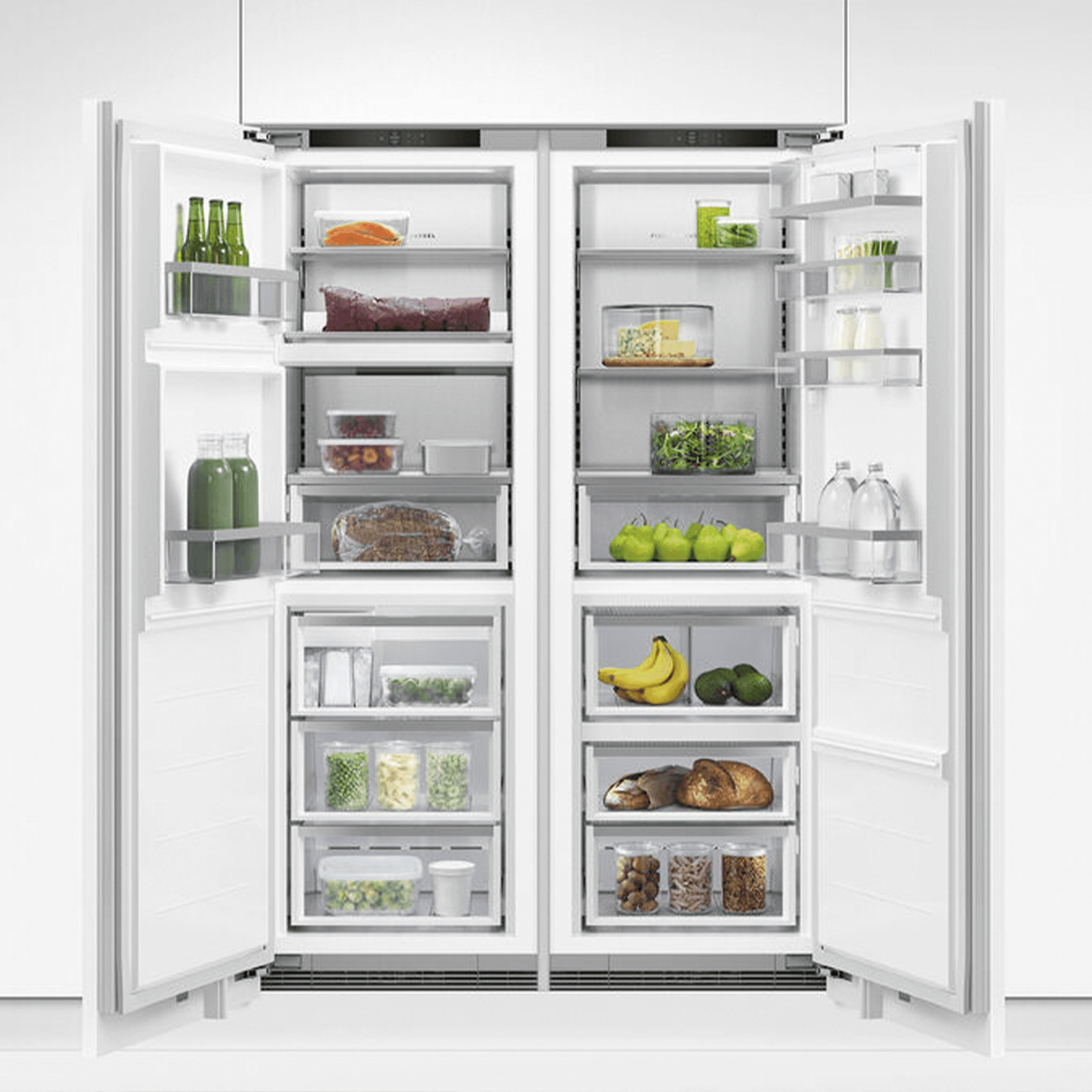 F&P Integrated Triple Zone Refrigerator, 60cm, Water