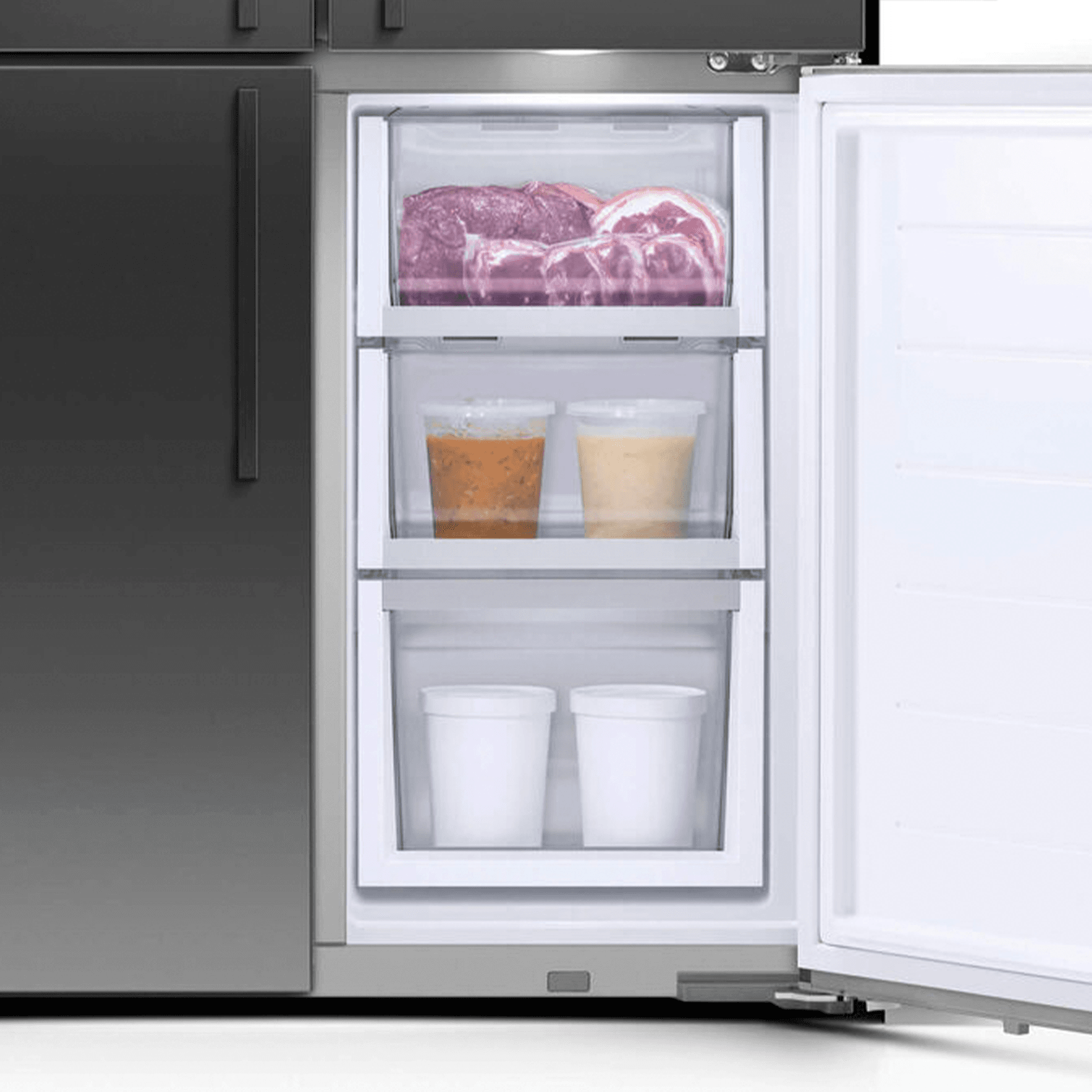 F&P Freestanding Quad Door Refrigerator Freezer