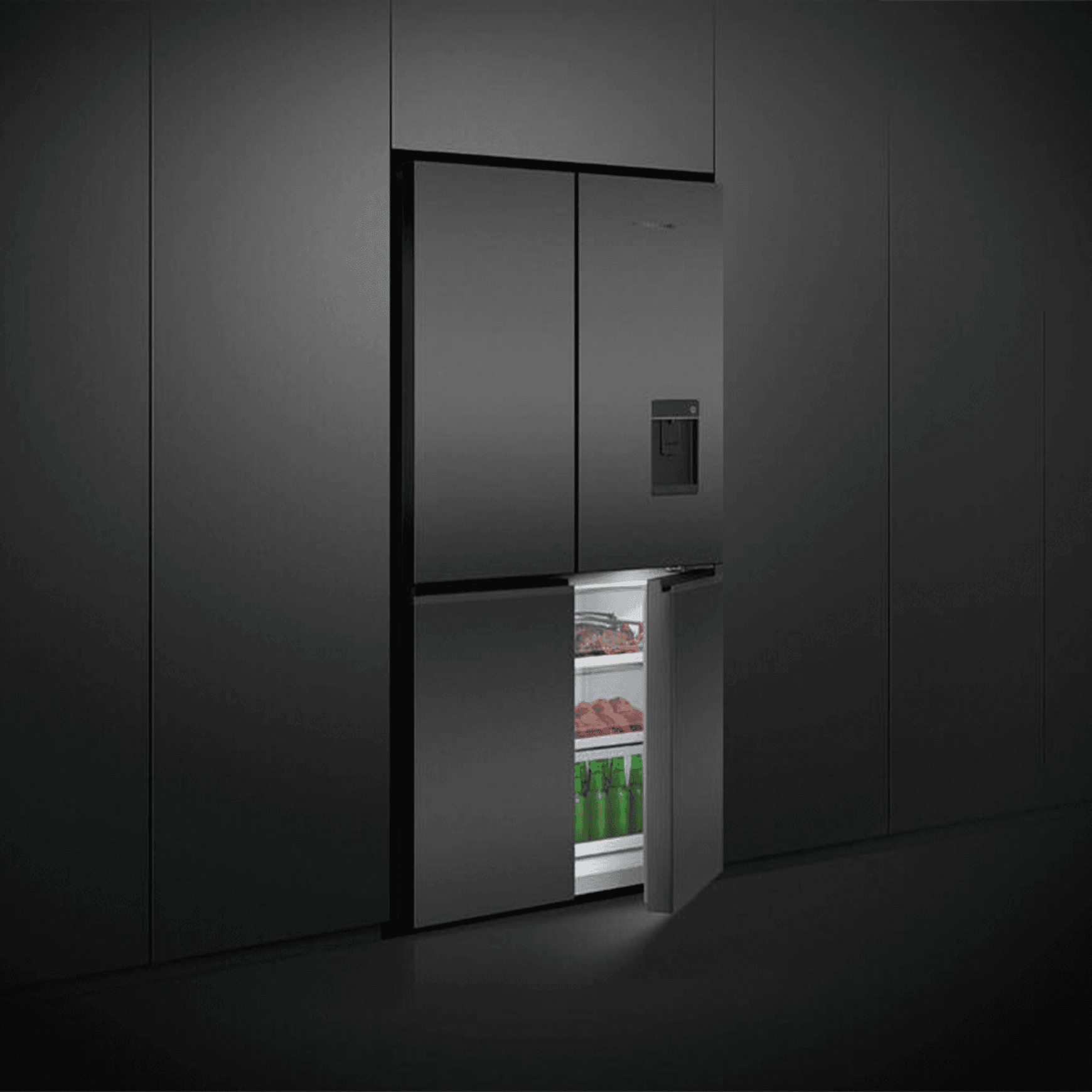F&P Freestanding Quad Door Refrigerator Freezer