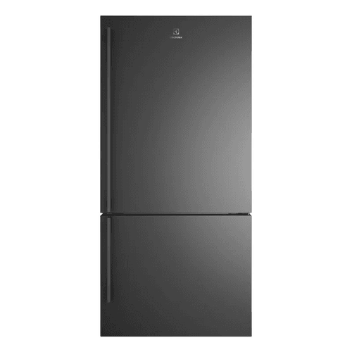 496 Litre Bottom Mount Fridge - Matte Black - Right Hinge