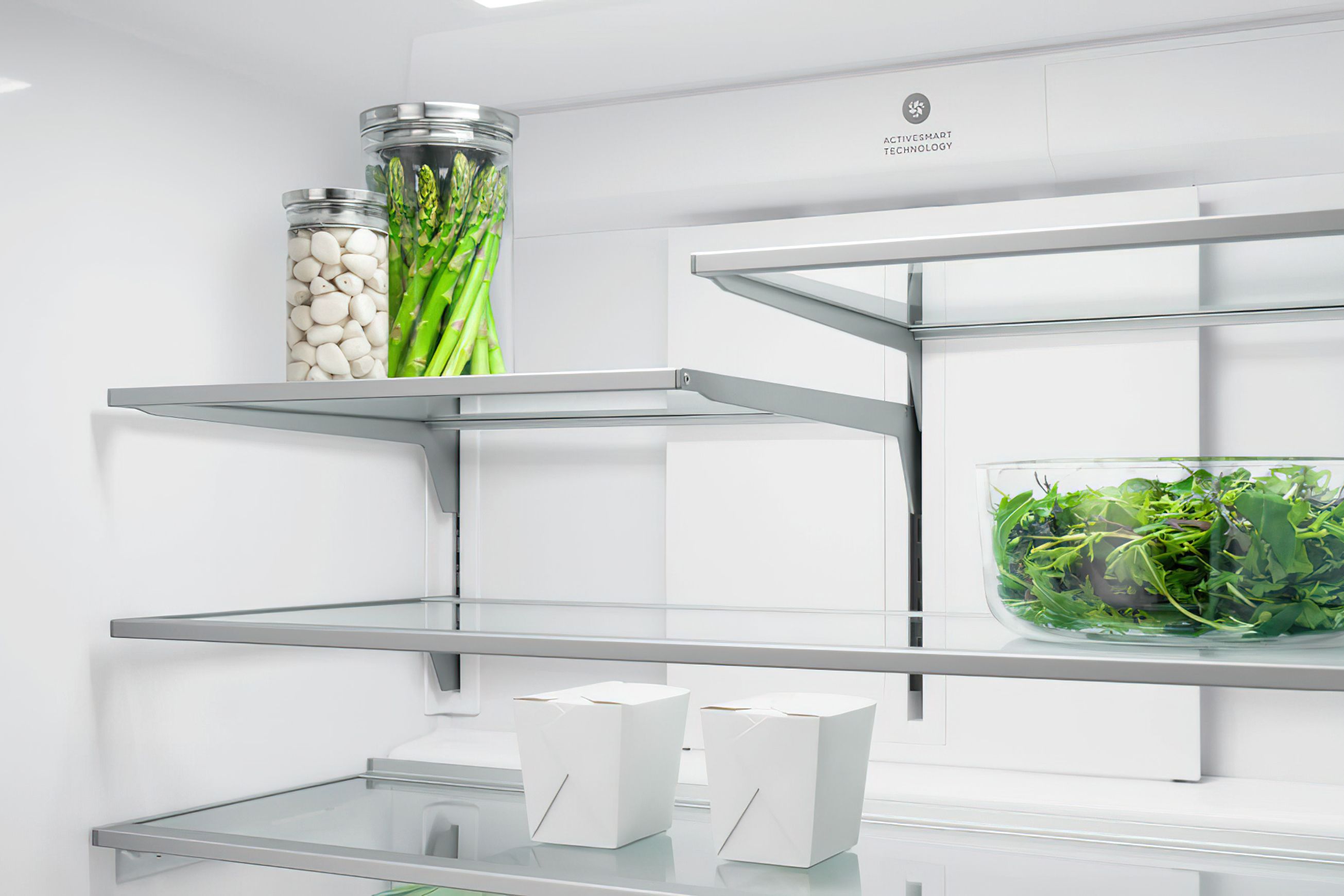 F&P Freestanding Quad Door Refrigerator Freezer, 690L