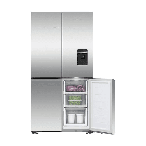 538 Litre Quad Door Refrigerator - Stainless Steel