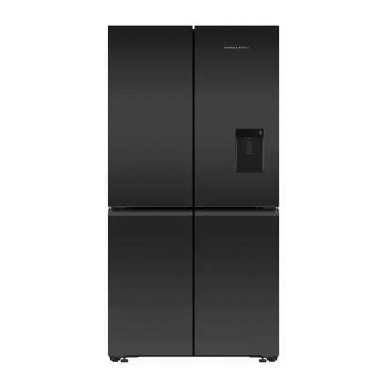 Fisher & Paykel 538 Litre Quad Door Refrigerator - Black Glass