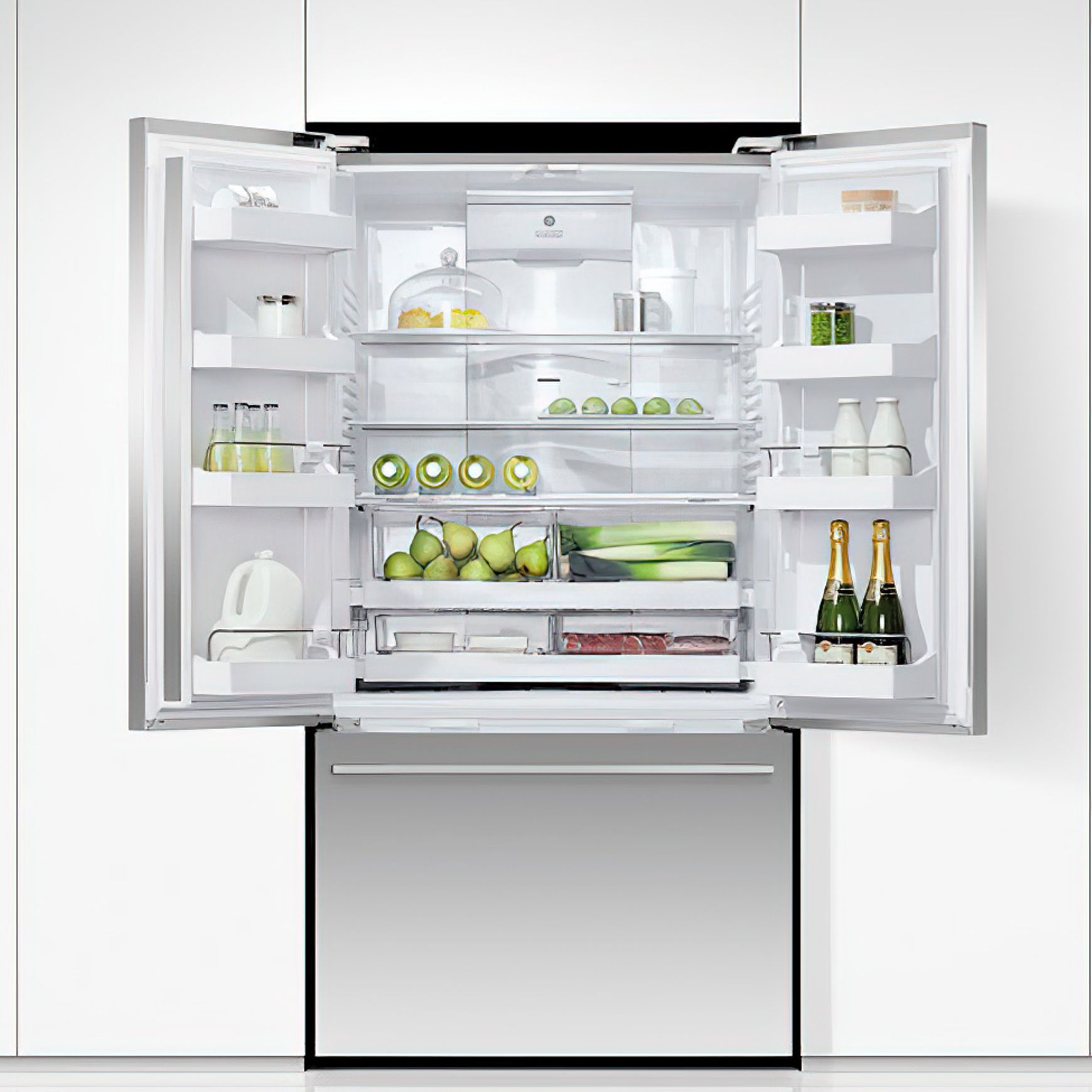 F&P Freestanding French Door Refrigerator Freezer, 569L