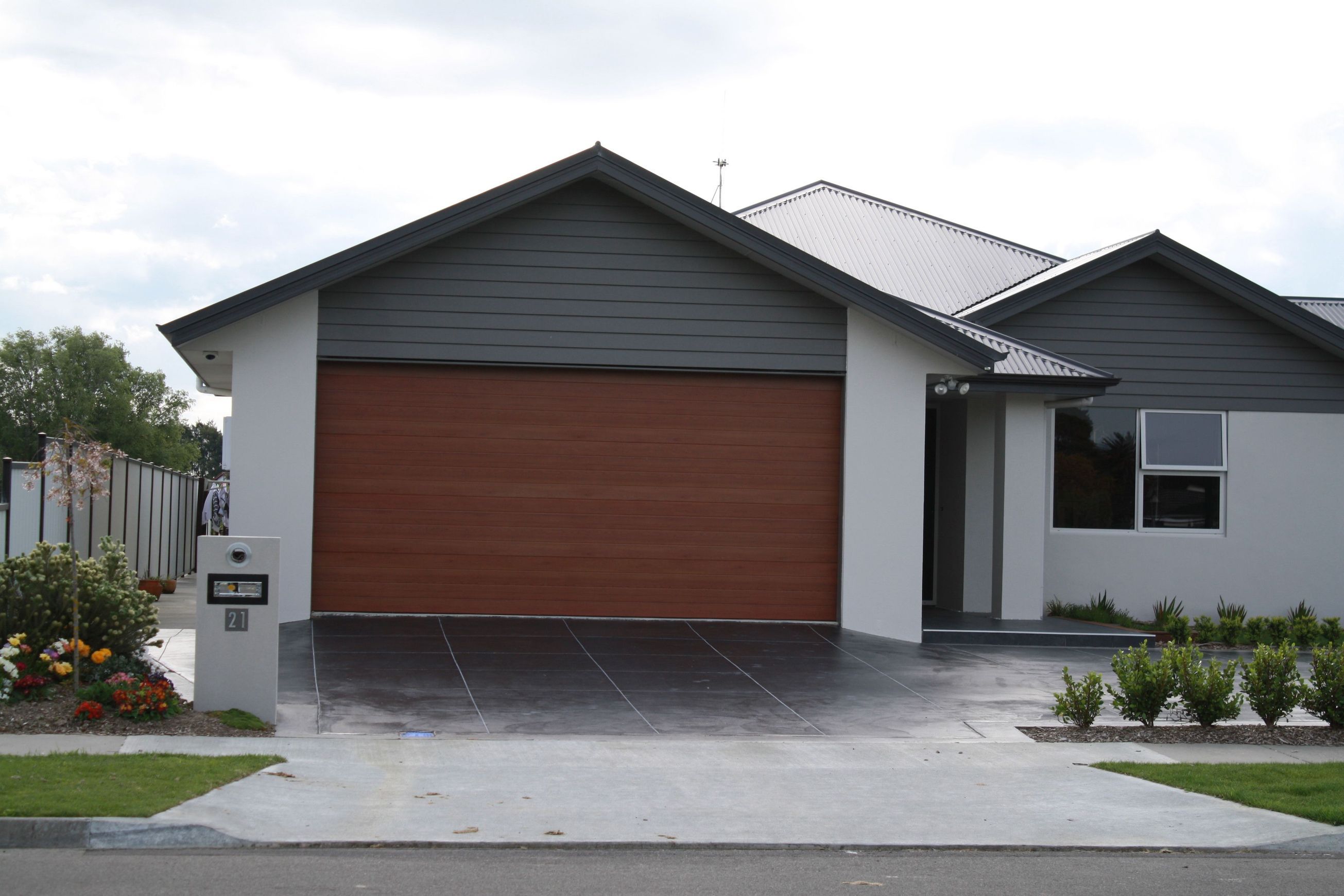 Timber Look Sectional Overhead Doors