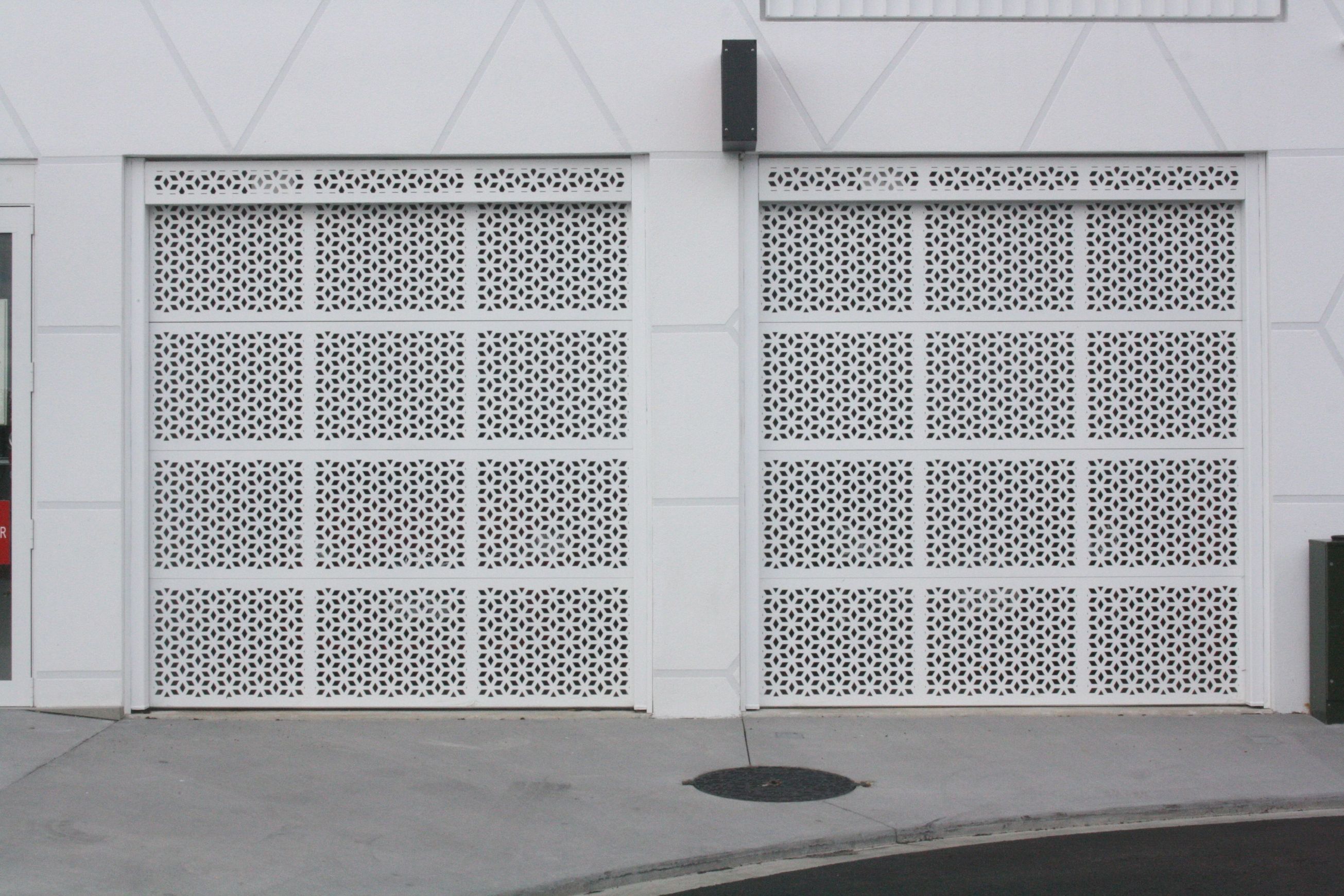 Laser Cut Garage Door