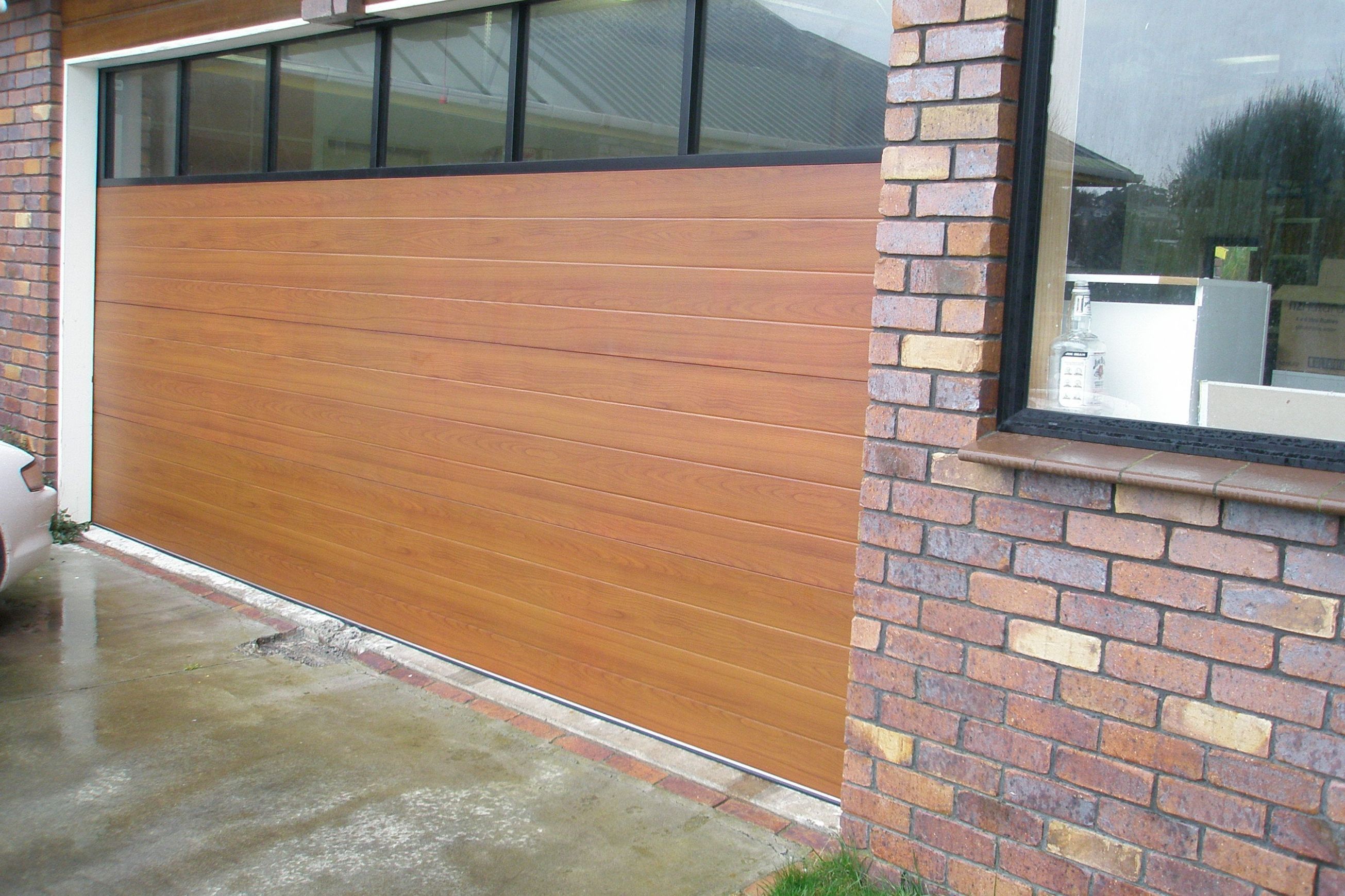 Timber Look Sectional Overhead Doors