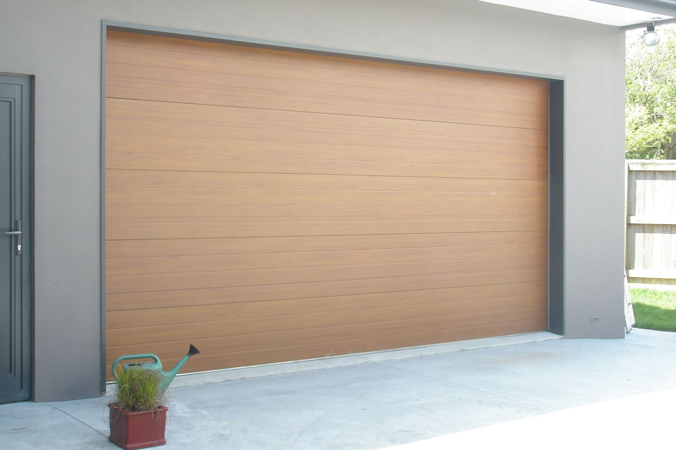 Timber Look Sectional Overhead Doors