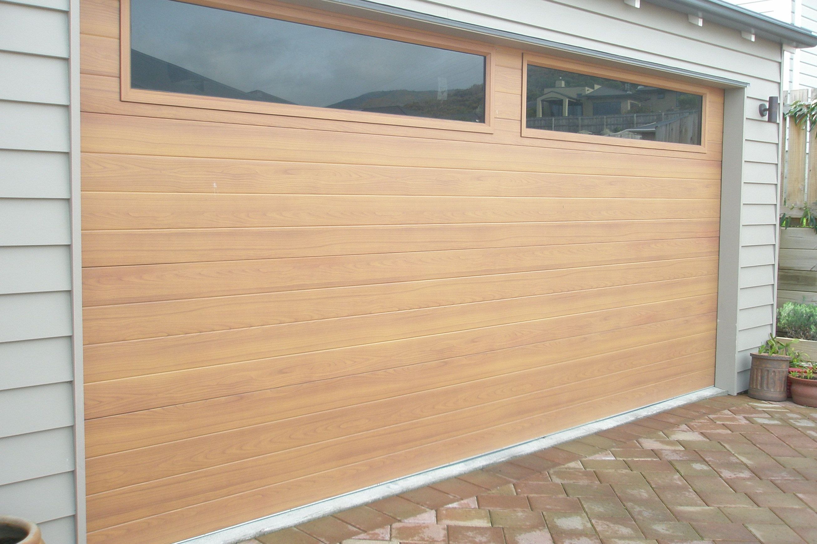 Timber Look Sectional Overhead Doors