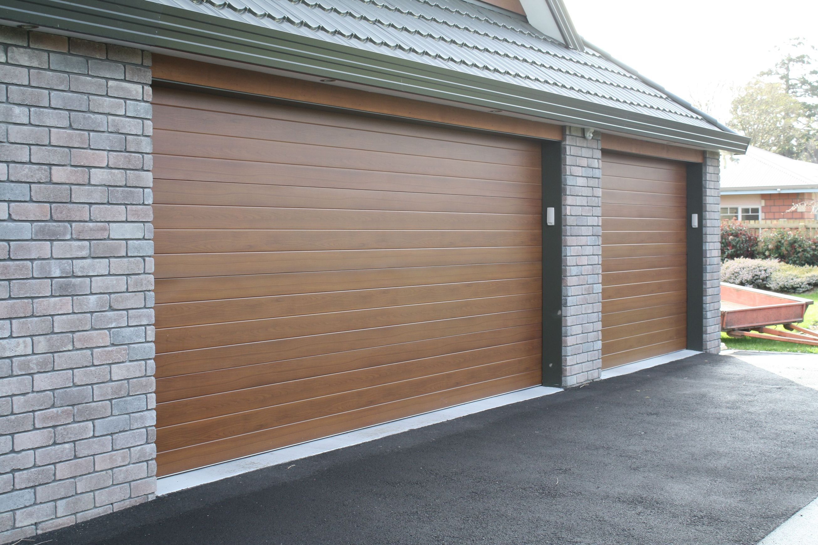 Timber Look Sectional Overhead Doors