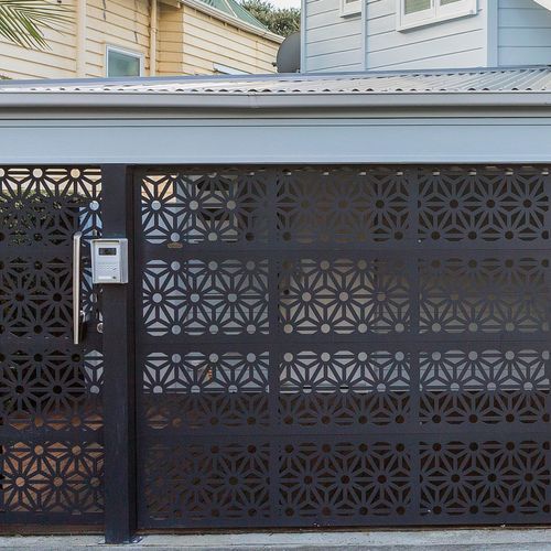 Laser Cut Garage Door