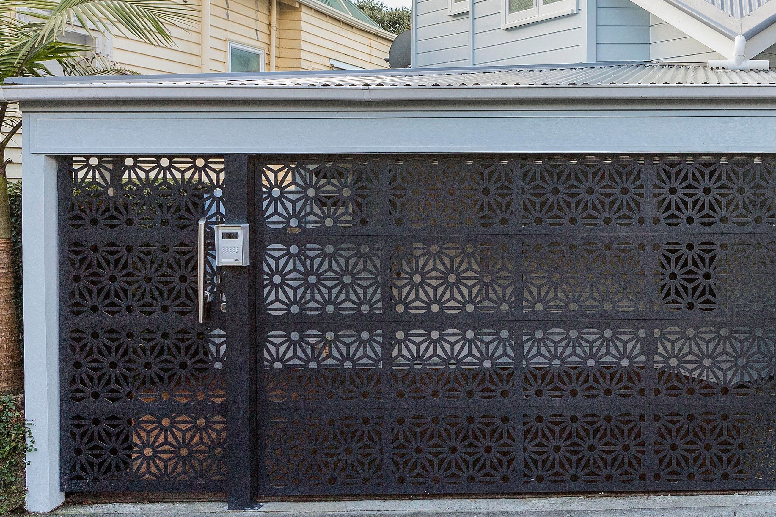 Laser Cut Garage Door