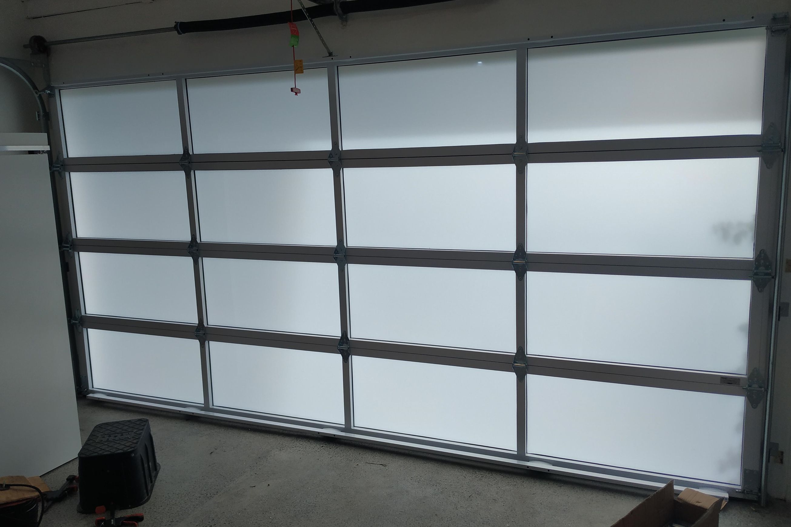 Plexiglass Custom Garage Door