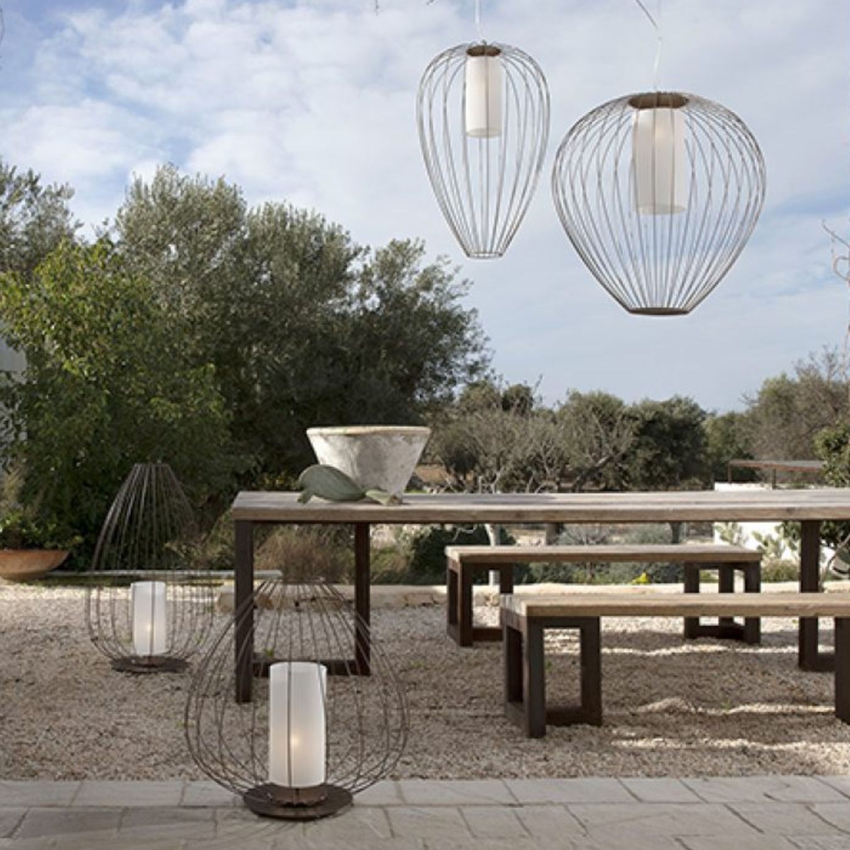 Cell Outdoor Pendant Light