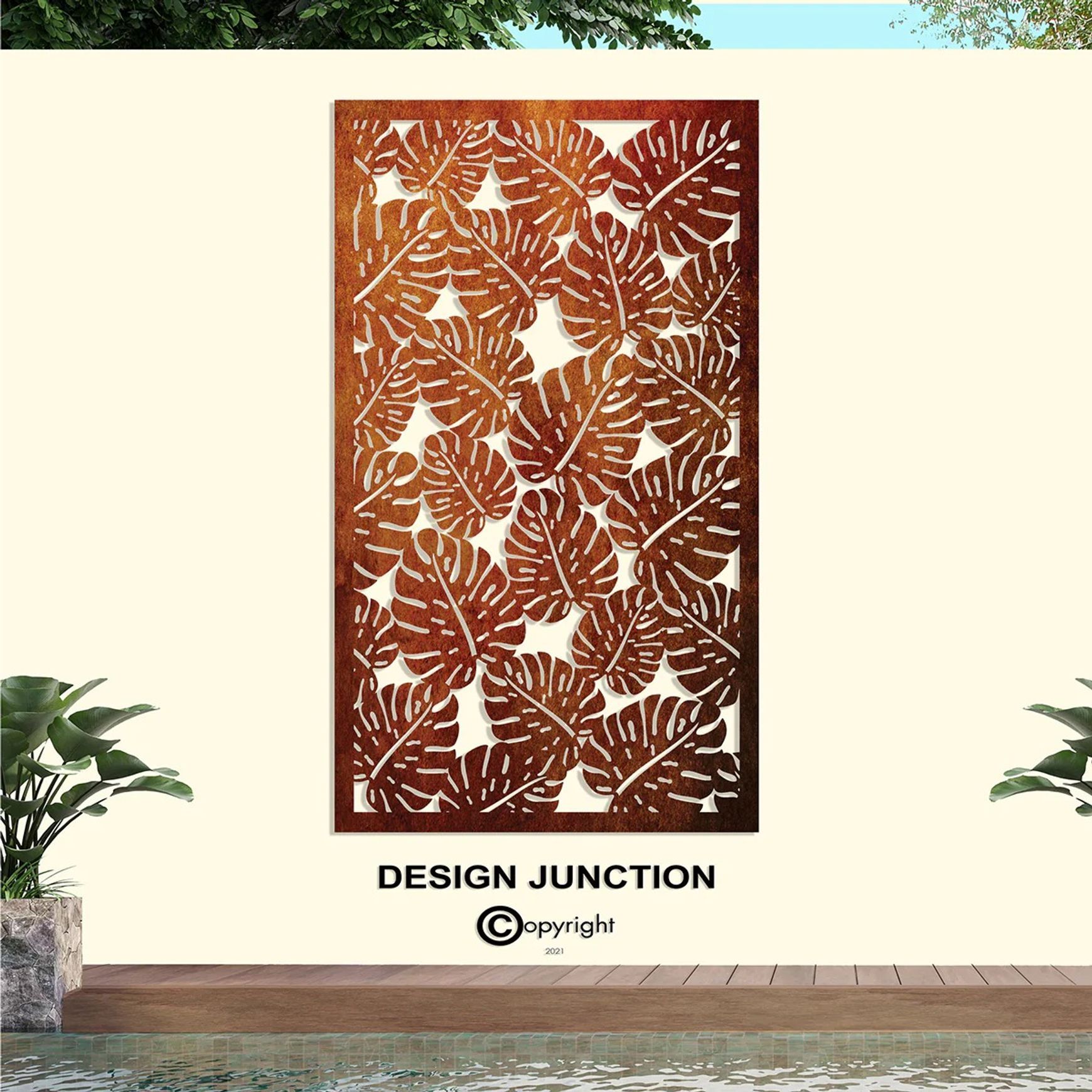 Privacy Screen & Fence Panel  - Monstera ll