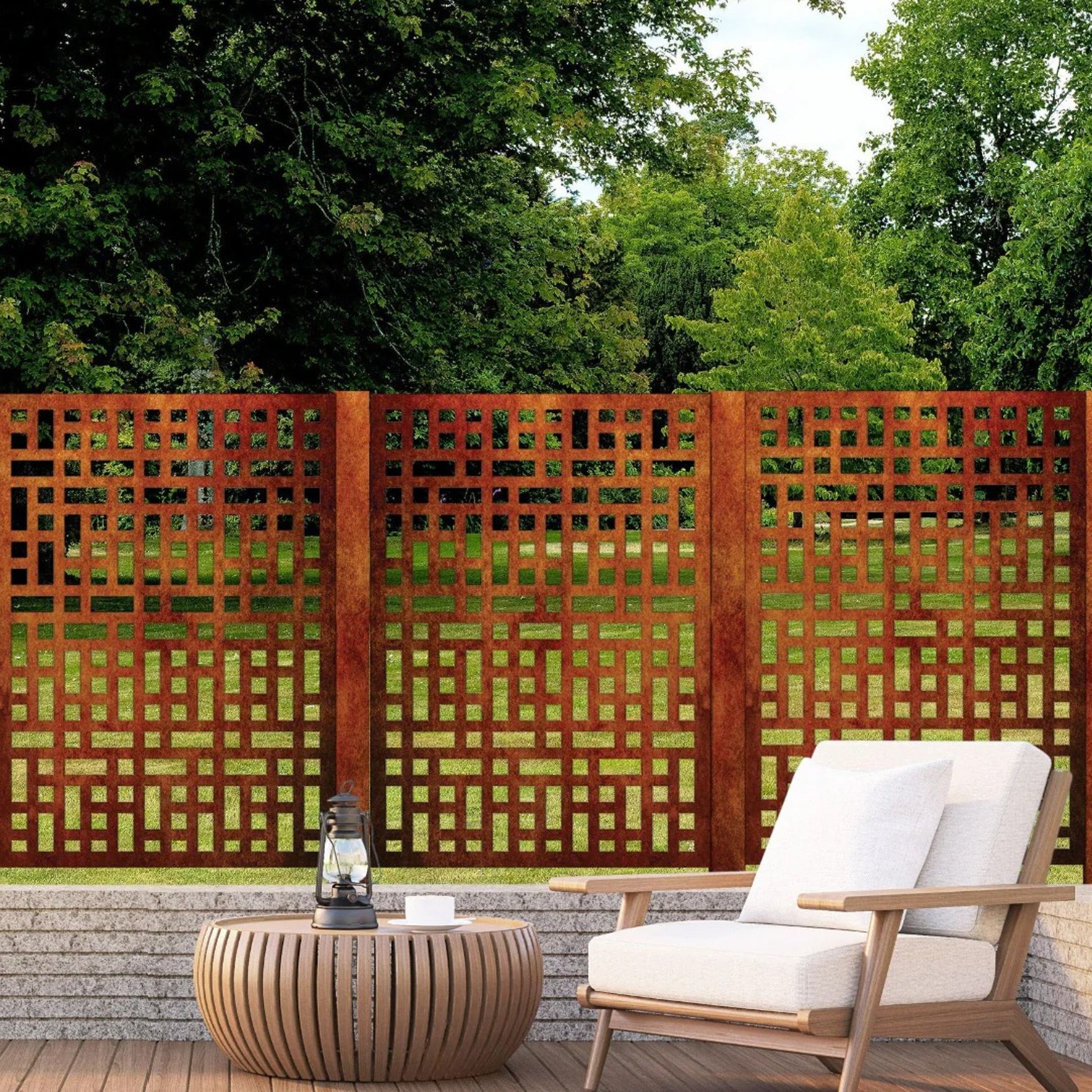 Fence Panels & Decorative Screen - Vertical Tetris